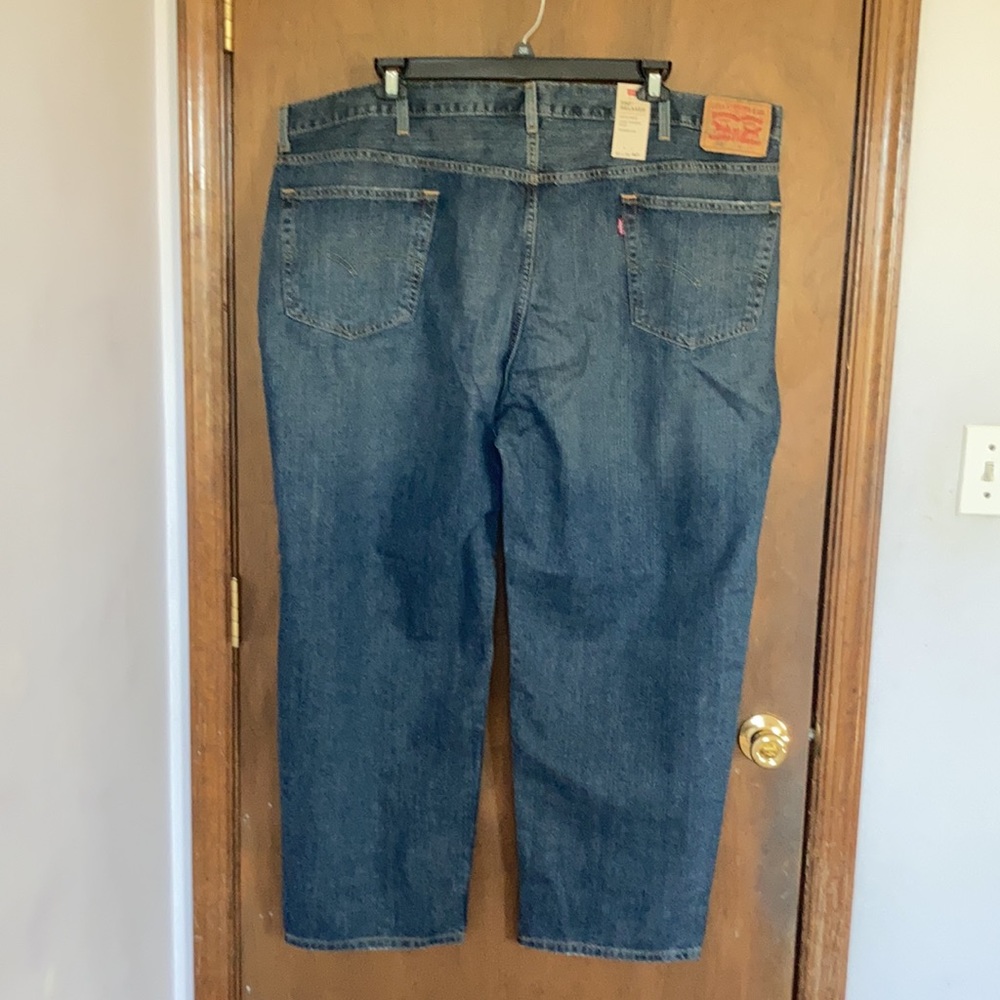 Relisted Levi’s 550 relaxed jean loose through thigh tapered leg cotton 38 46 50 - Picture 12 of 17